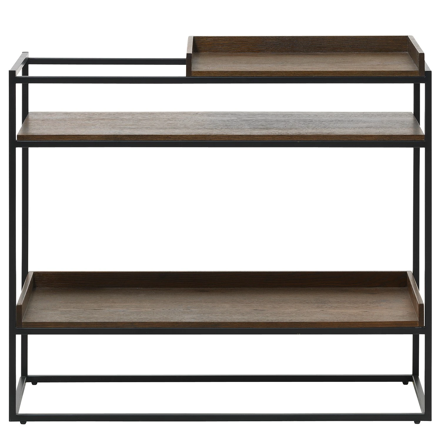 Red Living Konsolentisch Ratho - Echtholzfurnier / Metall - Raucheiche / Schwarz 3 Red Living Konsolentisch Ratho - Echtholzfurnier / Metall - Raucheiche / Schwarz – Bild 3