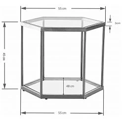Kare Design Couchtisch Taha - Glas / Metall - Schwarz -Wohnzimmermöbel boutique en ligne 1000277894 210707 11115400005 SKETCH DETAILS P000000001000277894 sketch