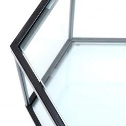 Kare Design Couchtisch Taha - Glas / Metall - Schwarz -Wohnzimmermöbel boutique en ligne 1000277894 210707 11115400006 DETAILS P000000001000277894