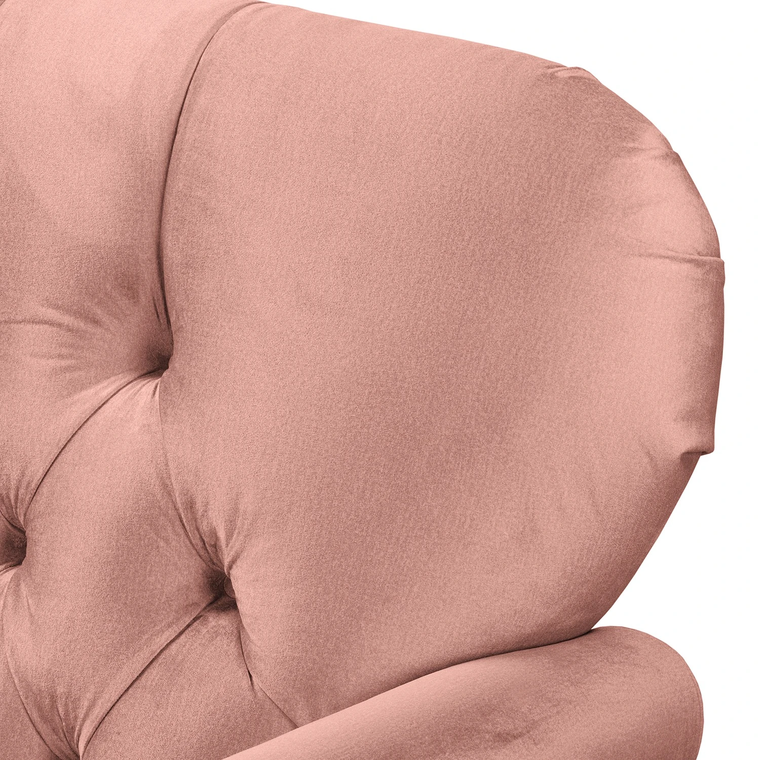 Red Living Sessel Dassel - Samt - Samt Onoli: Altrosa 6 Red Living Sessel Dassel - Samt - Samt Onoli: Altrosa – Bild 6