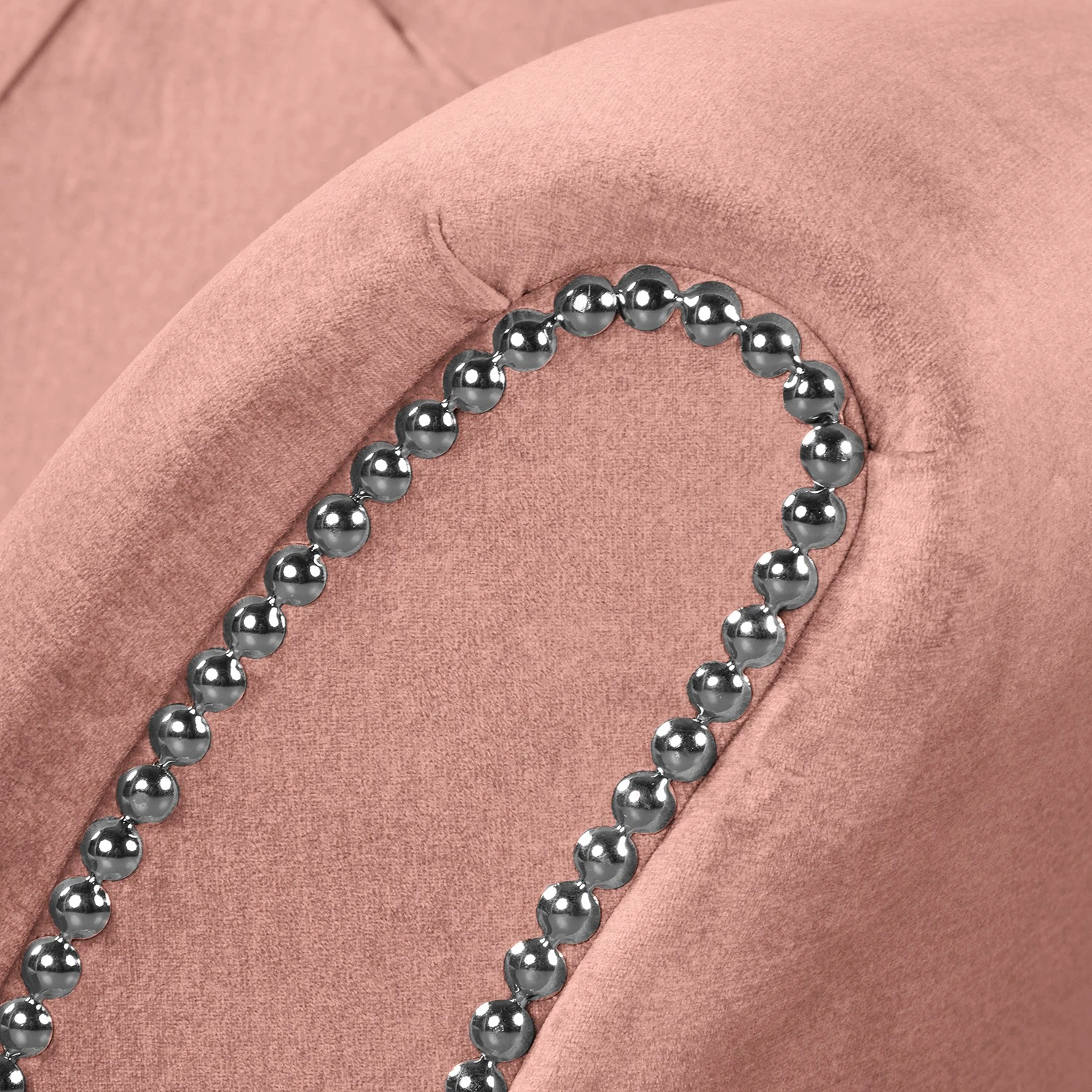 Red Living Sessel Dassel - Samt - Samt Onoli: Altrosa 9 Red Living Sessel Dassel - Samt - Samt Onoli: Altrosa – Bild 9