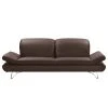 Loftscape Sofa Buin (2-Sitzer) - Echtleder - Echtleder Canela: Schokobraun