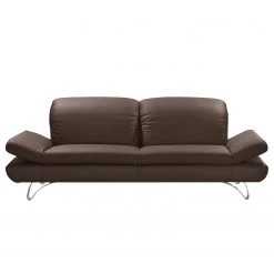 Loftscape Sofa Buin (2-Sitzer) - Echtleder - Echtleder Canela: Schokobraun