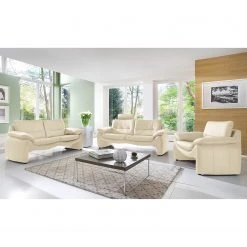 Loftscape Sofa Budal (3-Sitzer) - Echtleder - Echtleder Canela: Weiß -Wohnzimmermöbel boutique en ligne 1000278512 210929 14431600286 MOOD DETAILS P000000001000278512 mood