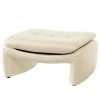 Loftscape Polsterhocker Budal - Echtleder - Echtleder Canela: Weiß