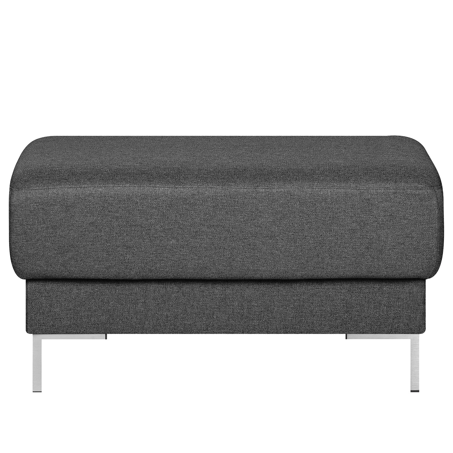 Fredriks Polsterhocker Summer - Webstoff Mavie: Anthrazit 2 Fredriks Polsterhocker Summer - Webstoff Mavie: Anthrazit – Bild 2