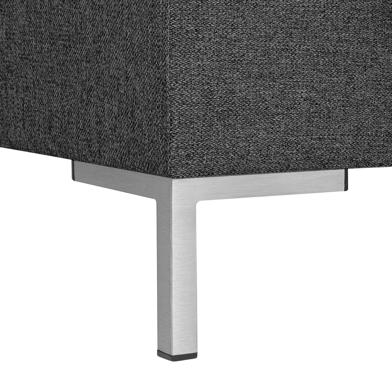 Fredriks Polsterhocker Summer - Webstoff Mavie: Anthrazit 7 Fredriks Polsterhocker Summer - Webstoff Mavie: Anthrazit – Bild 7