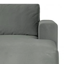 Fredriks Wohnlandschaft Summer Webstoff - Samt Vaia: Grau - Longchair davorstehend rechts / Ottomane links -Wohnzimmermöbel boutique en ligne 1000279791 210730 10324500637 DETAILS P000000001000279791