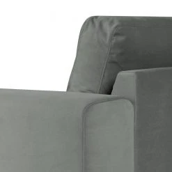 Fredriks Wohnlandschaft Summer Webstoff - Samt Vaia: Grau - Longchair davorstehend rechts / Ottomane links -Wohnzimmermöbel boutique en ligne 1000279791 210730 10324500639 DETAILS P000000001000279791