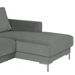 Fredriks Wohnlandschaft Summer Webstoff - Samt Vaia: Grau - Longchair davorstehend rechts / Ottomane links -Wohnzimmermöbel boutique en ligne 1000279791 210730 10324500640 DETAILS P000000001000279791