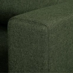 Fredriks Ecksofa Summer - Webstoff Mavie: Dunkelgrün - Longchair davorstehend rechts - Mit Schlaffunktion -Wohnzimmermöbel boutique en ligne 1000279799 211217 13143400790 DETAILS P000000001000279799