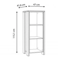 Regal Clifford - 47 x 115 cm 12 Regal Clifford - 47 x 115 cm -Wohnzimmermöbel boutique en ligne 1000280661 210813 08153800046 SKETCH DETAILS P000000001000280661 sketch
