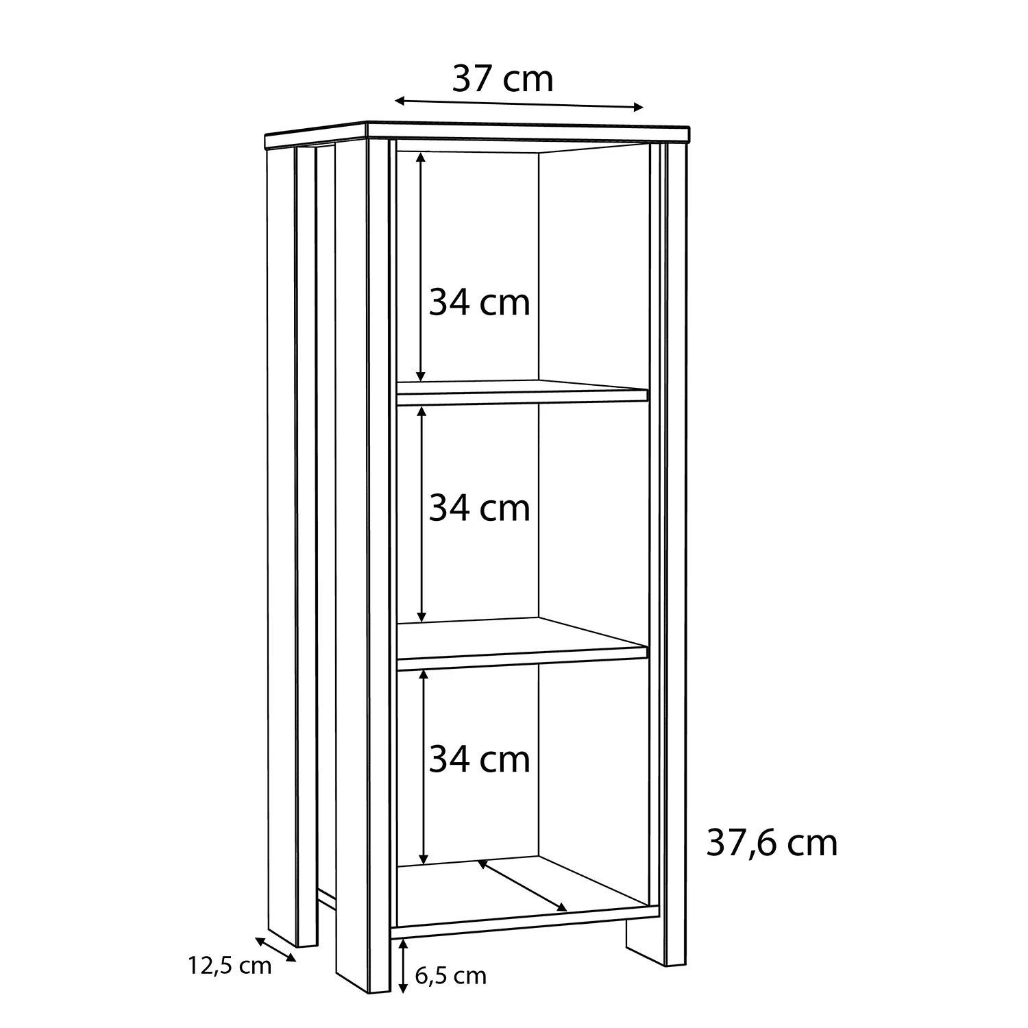 Regal Clifford - 47 x 115 cm 7 Regal Clifford - 47 x 115 cm – Bild 7