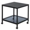 Loftscape Couchtisch Talsi - Metall / Glas - Schwarz