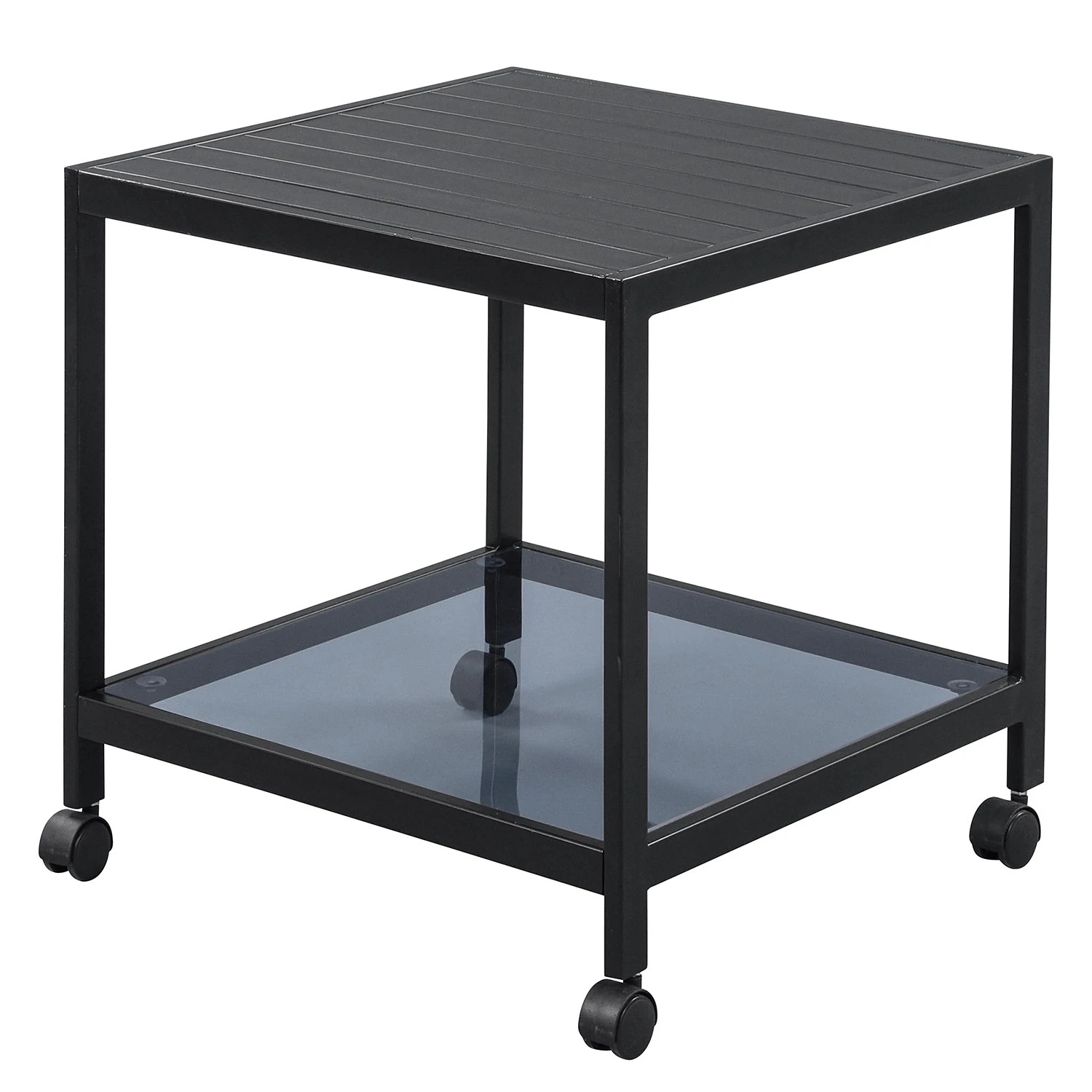 Loftscape Couchtisch Talsi - Metall / Glas - Schwarz 1 Loftscape Couchtisch Talsi - Metall / Glas - Schwarz