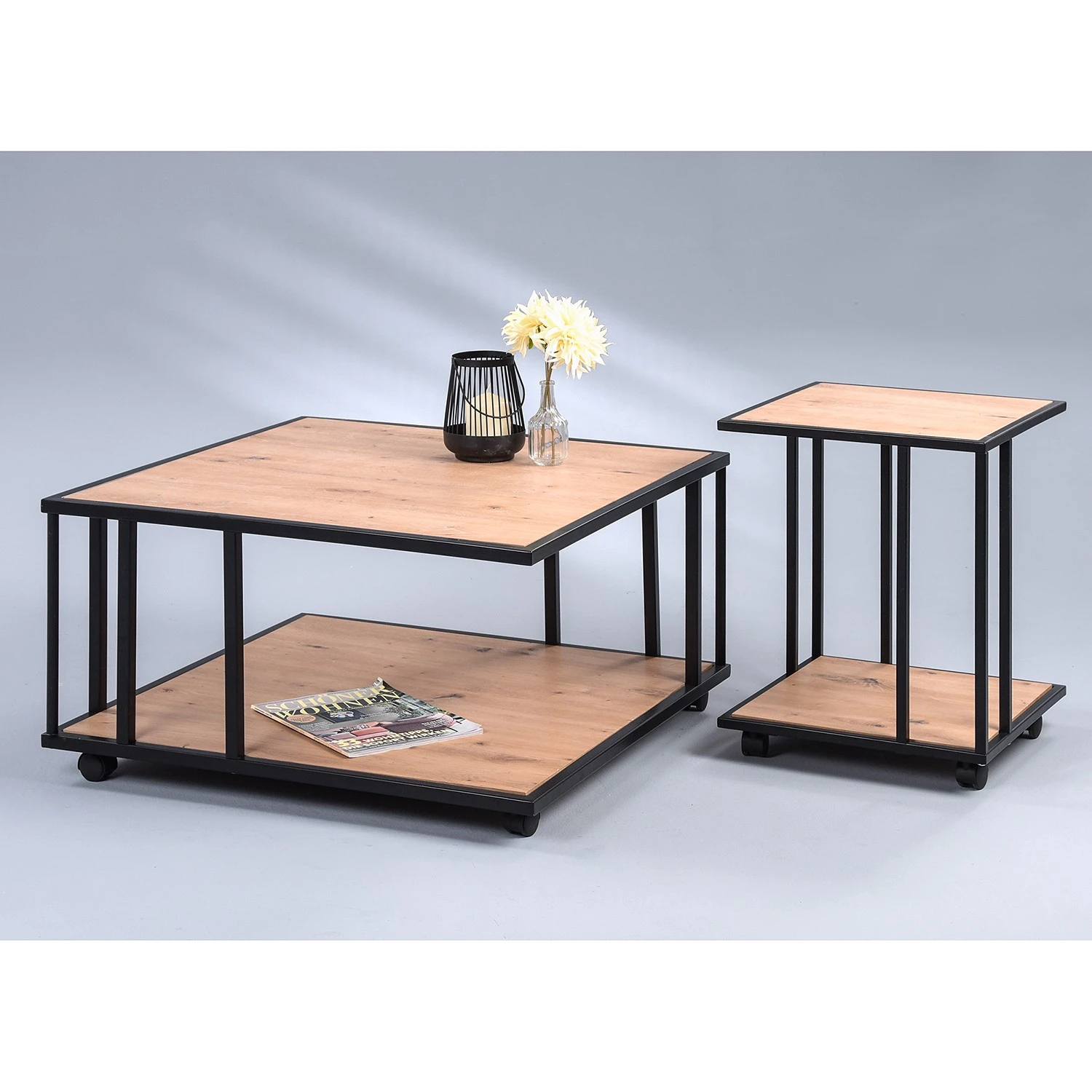 Red Living Beistelltisch Parap - Braun / Schwarz 2 Red Living Beistelltisch Parap - Braun / Schwarz – Bild 2