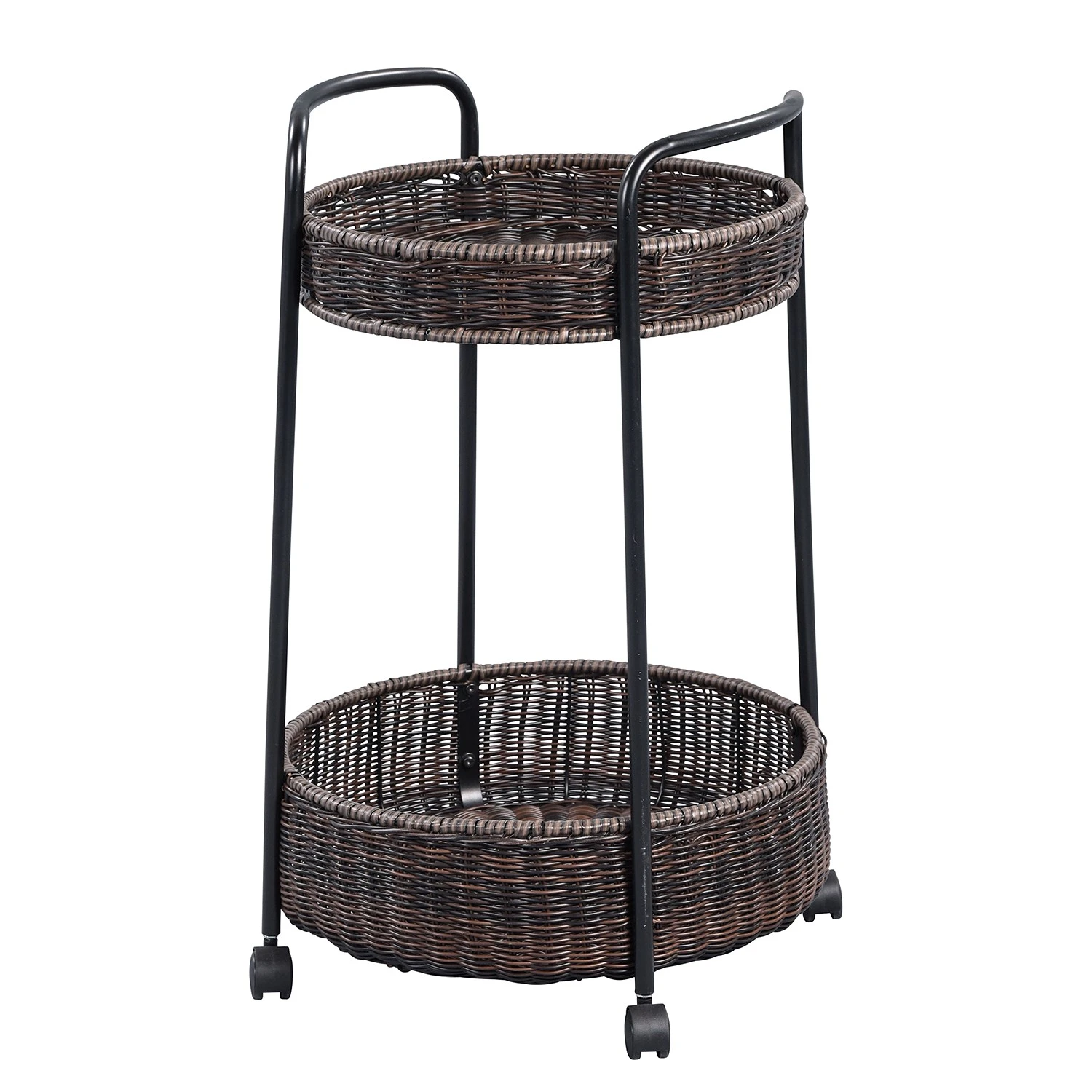 Loftscape Beistelltisch Kasaka - Dunkelbraun / Schwarz 1 Loftscape Beistelltisch Kasaka - Dunkelbraun / Schwarz