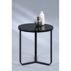 Loftscape Beistelltisch Borghi - Glas / Metall - Schwarz -Wohnzimmermöbel boutique en ligne 1000280743 210720 06493200070 MOOD DETAILS P000000001000280743 mood