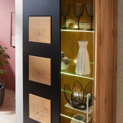 Loftscape Wohnwand Belloc II (5-teilig) - Inkl. Beleuchtung - Matt Schwarz / Eiche Dekor 24 Loftscape Wohnwand Belloc II (5-teilig) - Inkl. Beleuchtung - Matt Schwarz / Eiche Dekor -Wohnzimmermöbel boutique en ligne 1000281314 210720 14014200035 DETAILS P000000001000281314