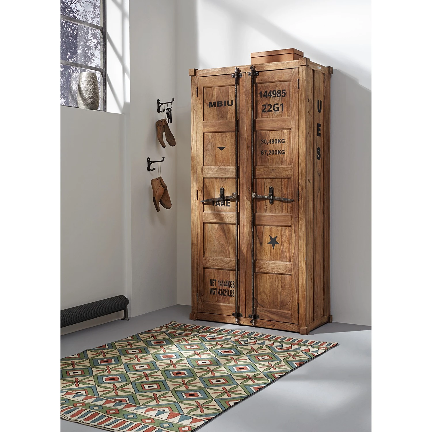 Wolf-Möbel Schrank Container - Sheesham 2 Wolf-Möbel Schrank Container - Sheesham – Bild 2