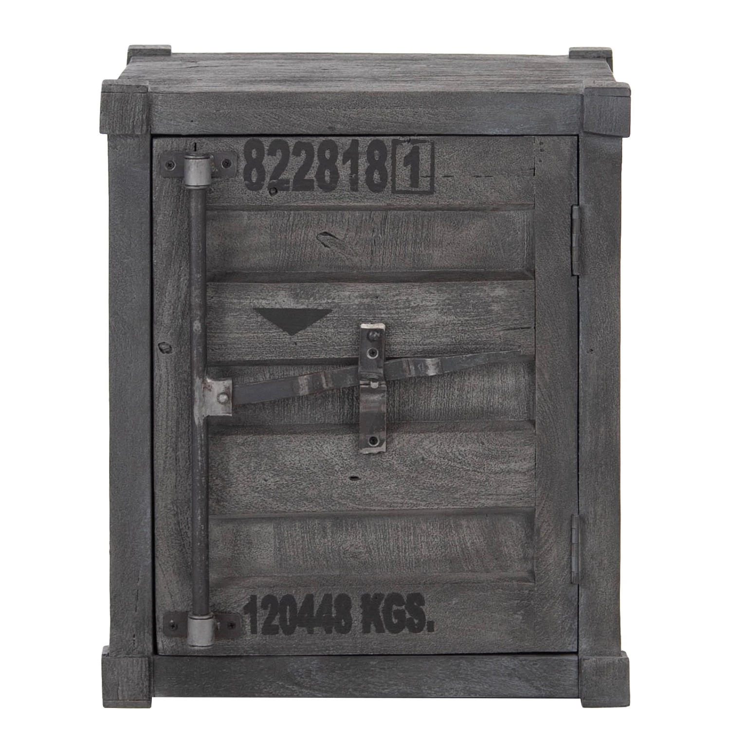 Wolf-Möbel Nachtkommode Container II - Akazie Grau 8 Wolf-Möbel Nachtkommode Container II - Akazie Grau – Bild 8