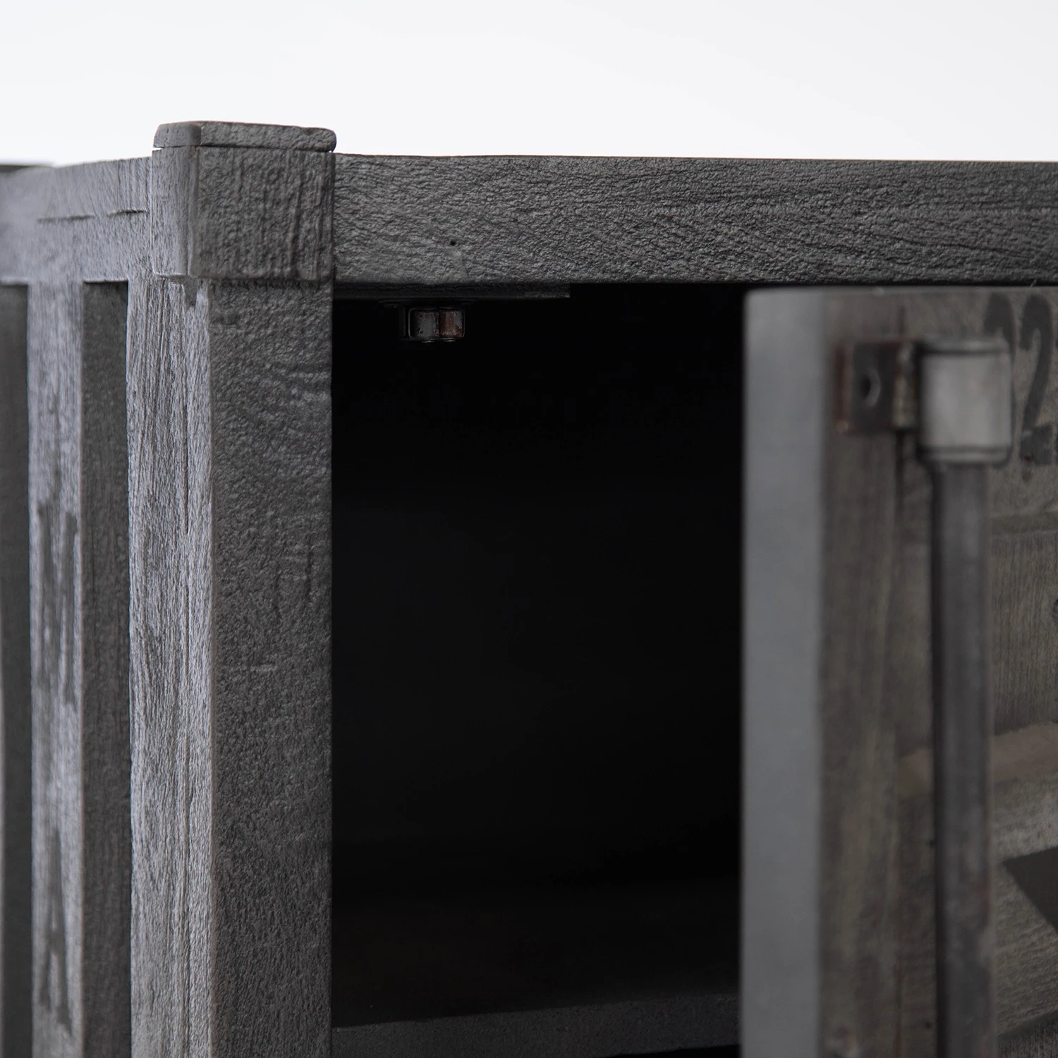 Wolf-Möbel Nachtkommode Container II - Akazie Grau 18 Wolf-Möbel Nachtkommode Container II - Akazie Grau – Bild 18