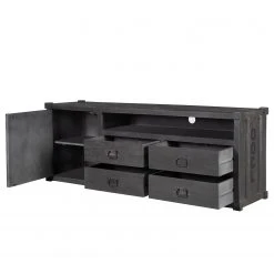 Wolf-Möbel TV-Lowboard Container II - Akazie Grau -Wohnzimmermöbel boutique en ligne 1000281791 220615 031 DETAILS P000000001000281791