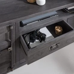 Wolf-Möbel TV-Lowboard Container II - Akazie Grau -Wohnzimmermöbel boutique en ligne 1000281791 220621 023 MOOD DETAILS P000000001000281791 mood