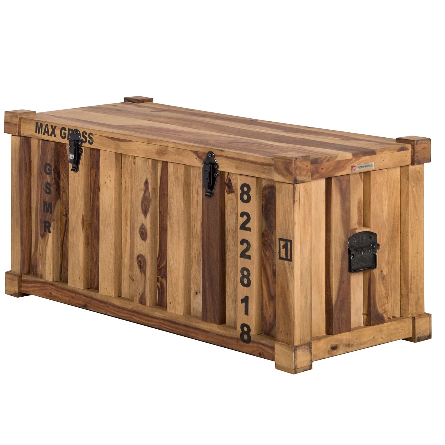 Wolf-Möbel Couchtisch Container II - Sheesham 1 Wolf-Möbel Couchtisch Container II - Sheesham