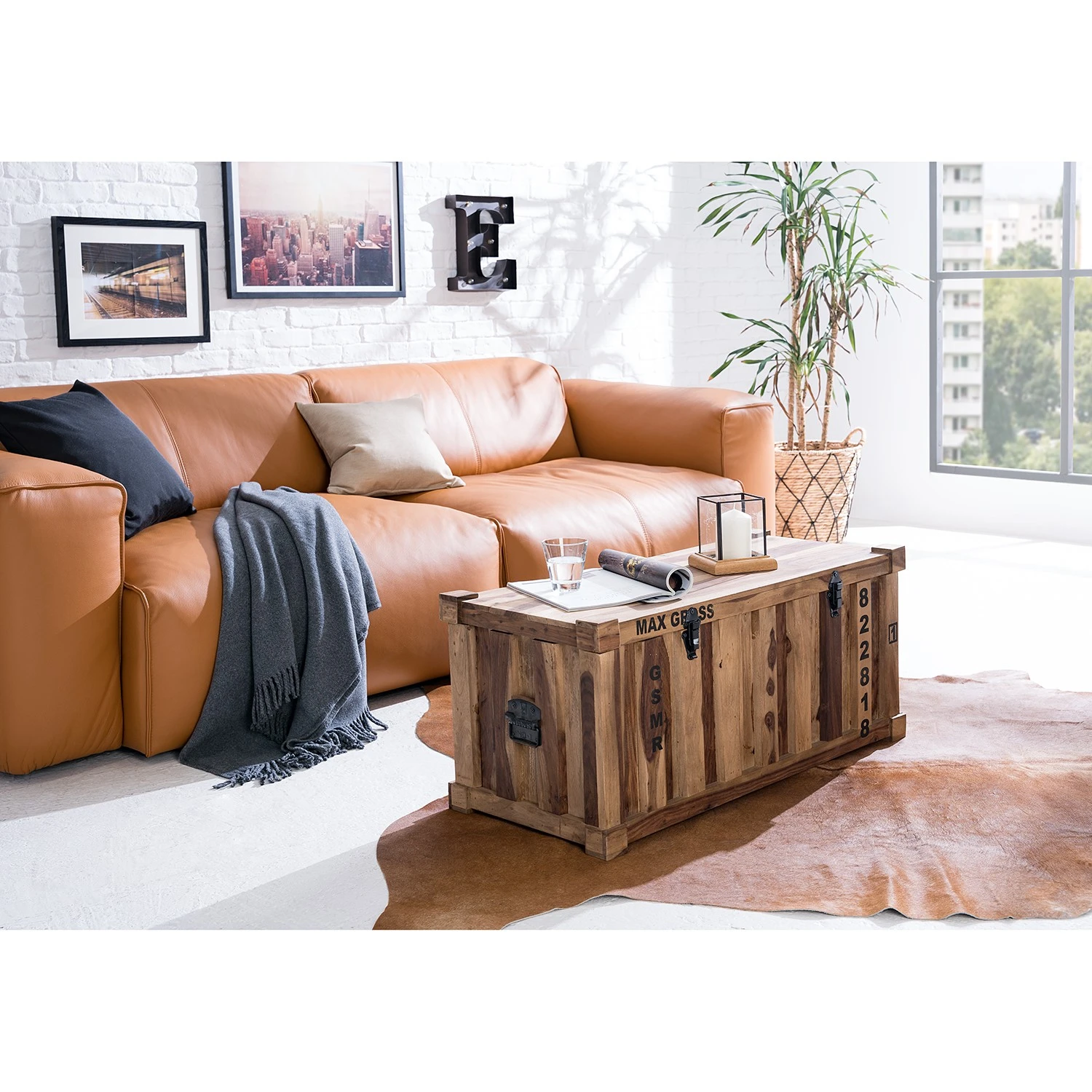 Wolf-Möbel Couchtisch Container II - Sheesham 2 Wolf-Möbel Couchtisch Container II - Sheesham – Bild 2