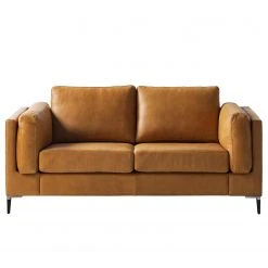 Studio Copenhagen 2-Sitzer Sofa COSO Classic+ - Echtleder Taru: Hellbraun - Schwarz -Wohnzimmermöbel boutique en ligne 1000281817 211007 130704000034 DETAILS P000000001000281817