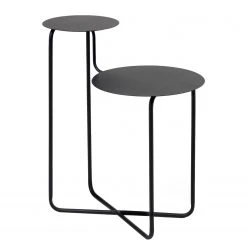 Loftscape Beistelltisch Vetla - Metall - Schwarz