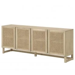 Loftscape Sideboard Risley - Mindi massiv / Rattan