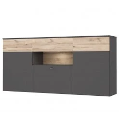 Loftscape Sideboard Corey - Inkl. Beleuchtung - Eiche Dekor / Grau