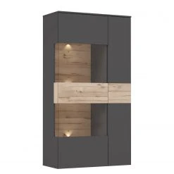 Loftscape Vitrine Corey - Inkl. Beleuchtung - Eiche Dekor / Grau - Glastür links 12 Loftscape Vitrine Corey - Inkl. Beleuchtung - Eiche Dekor / Grau - Glastür links -Wohnzimmermöbel boutique en ligne 1000282746 211109 144354000111 DETAILS P000000001000282746