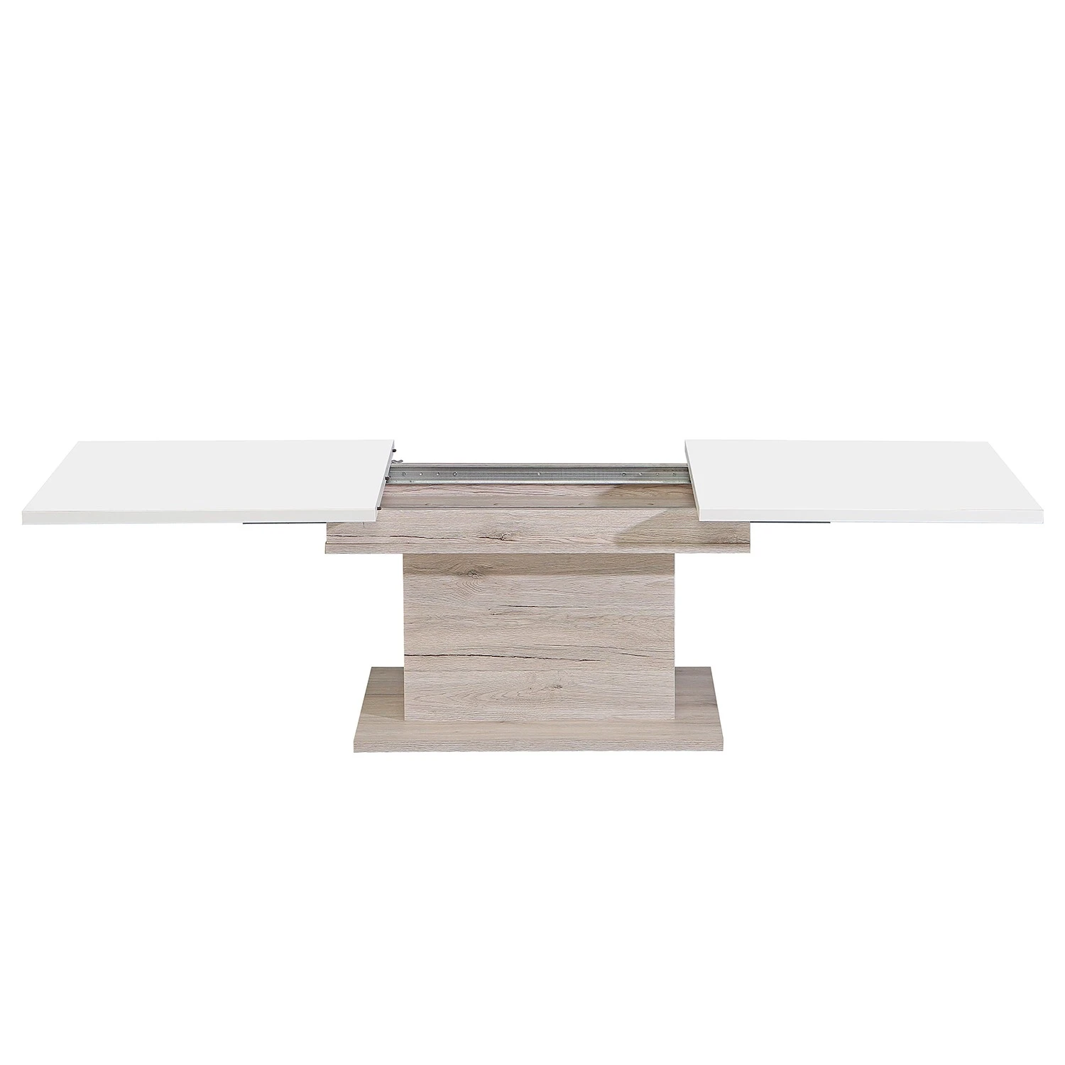 Loftscape Couchtisch Sander - Hochglanz Weiß / Sandeiche Dekor 5 Loftscape Couchtisch Sander - Hochglanz Weiß / Sandeiche Dekor – Bild 5