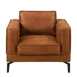 Ars manufacti Sessel Hanks - Antiklederlook - Microfaser Yaka: Cognac -Wohnzimmermöbel boutique en ligne 1000283542 210817 15273700851 DETAILS P000000001000283542