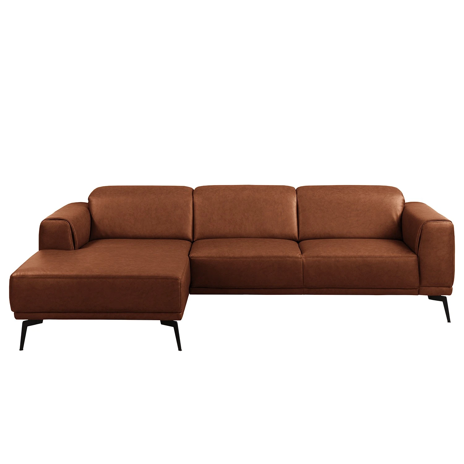 Ars manufacti Ecksofa Kalies - Echtleder - Echtleder Padme: Cognac - Longchair davorstehend links - Sitztiefenverstellung 7 Ars manufacti Ecksofa Kalies - Echtleder - Echtleder Padme: Cognac - Longchair davorstehend links - Sitztiefenverstellung – Bild 7