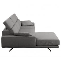 Ars manufacti Ecksofa Muna - Webstoff - Webstoff Arda: Anthrazit - Longchair davorstehend links -Wohnzimmermöbel boutique en ligne 1000283604 210902 05594300020 DETAILS P000000001000283604