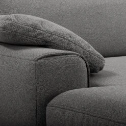 Ars manufacti Ecksofa Muna - Webstoff - Webstoff Arda: Anthrazit - Longchair davorstehend links -Wohnzimmermöbel boutique en ligne 1000283604 210902 05594300024 DETAILS P000000001000283604