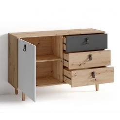 Fredriks Sideboard Bowood I - Eiche Artisan Dekor / Weiß 7 Fredriks Sideboard Bowood I - Eiche Artisan Dekor / Weiß -Wohnzimmermöbel boutique en ligne 1000283829 210805 14243400058 DETAILS P000000001000283829