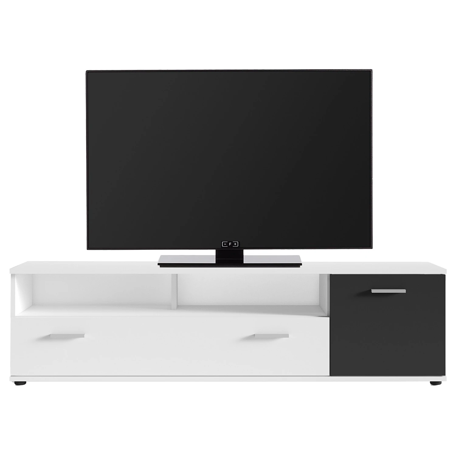 Fredriks TV-Lowboard Chippewa - Weiß / Schwarz 3 Fredriks TV-Lowboard Chippewa - Weiß / Schwarz – Bild 3