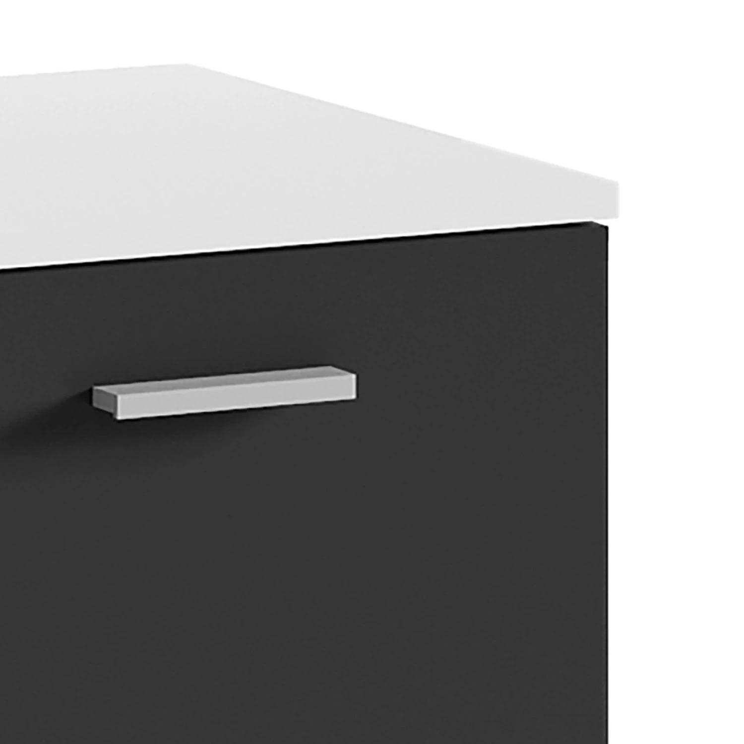 Fredriks TV-Lowboard Chippewa - Weiß / Schwarz 7 Fredriks TV-Lowboard Chippewa - Weiß / Schwarz – Bild 7