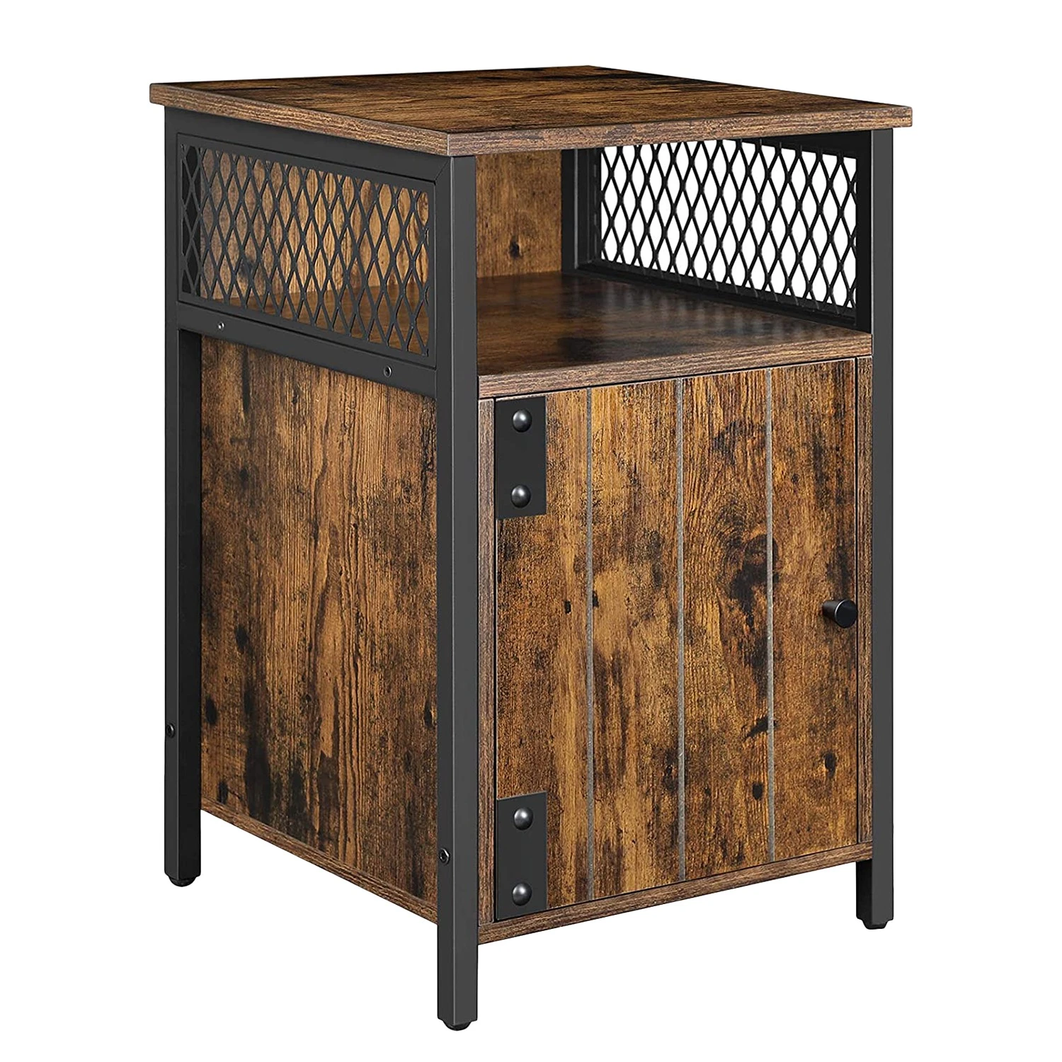 Red Living Beistelltisch Morristown - Braun / Schwarz 1 Red Living Beistelltisch Morristown - Braun / Schwarz