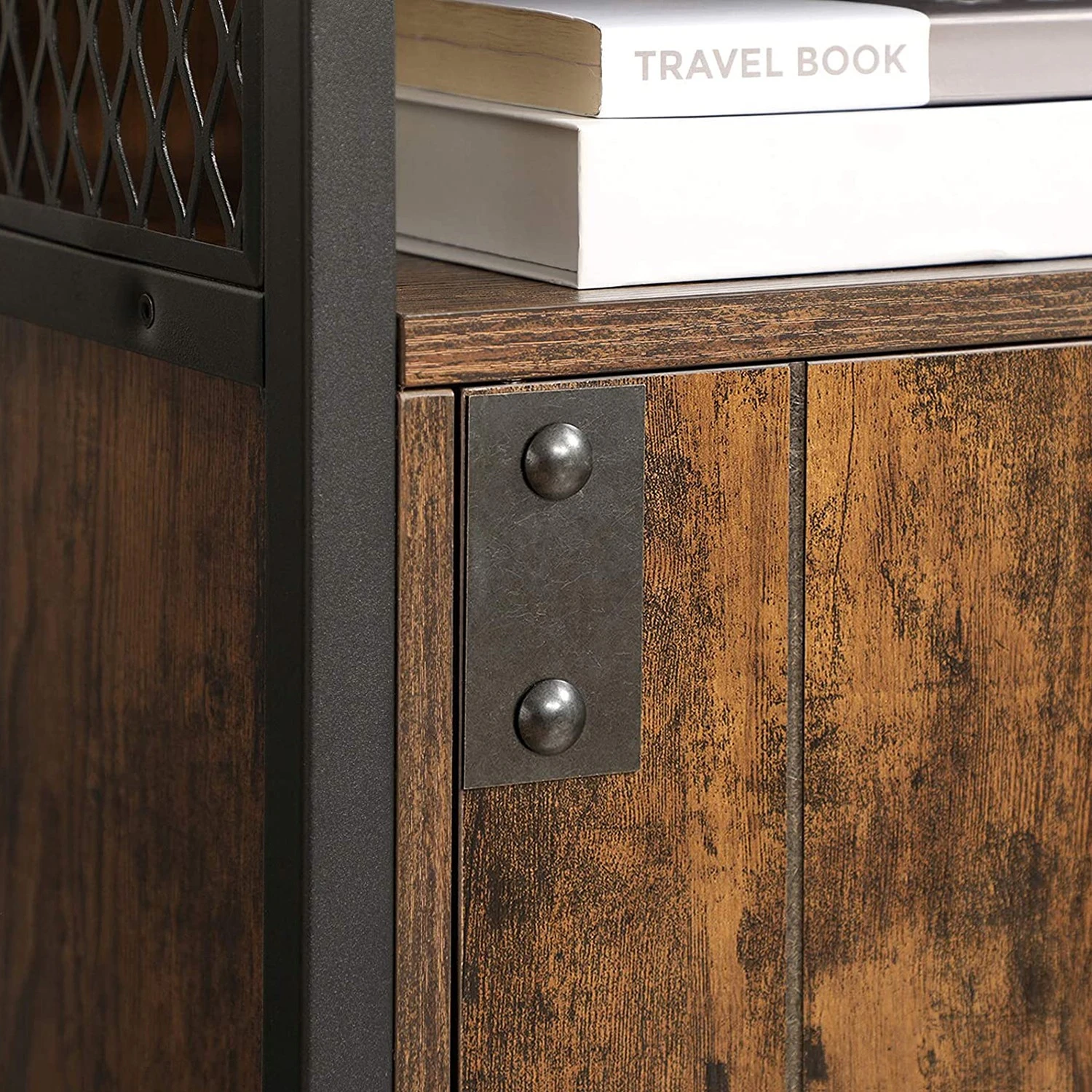 Red Living Beistelltisch Morristown - Braun / Schwarz 6 Red Living Beistelltisch Morristown - Braun / Schwarz – Bild 6