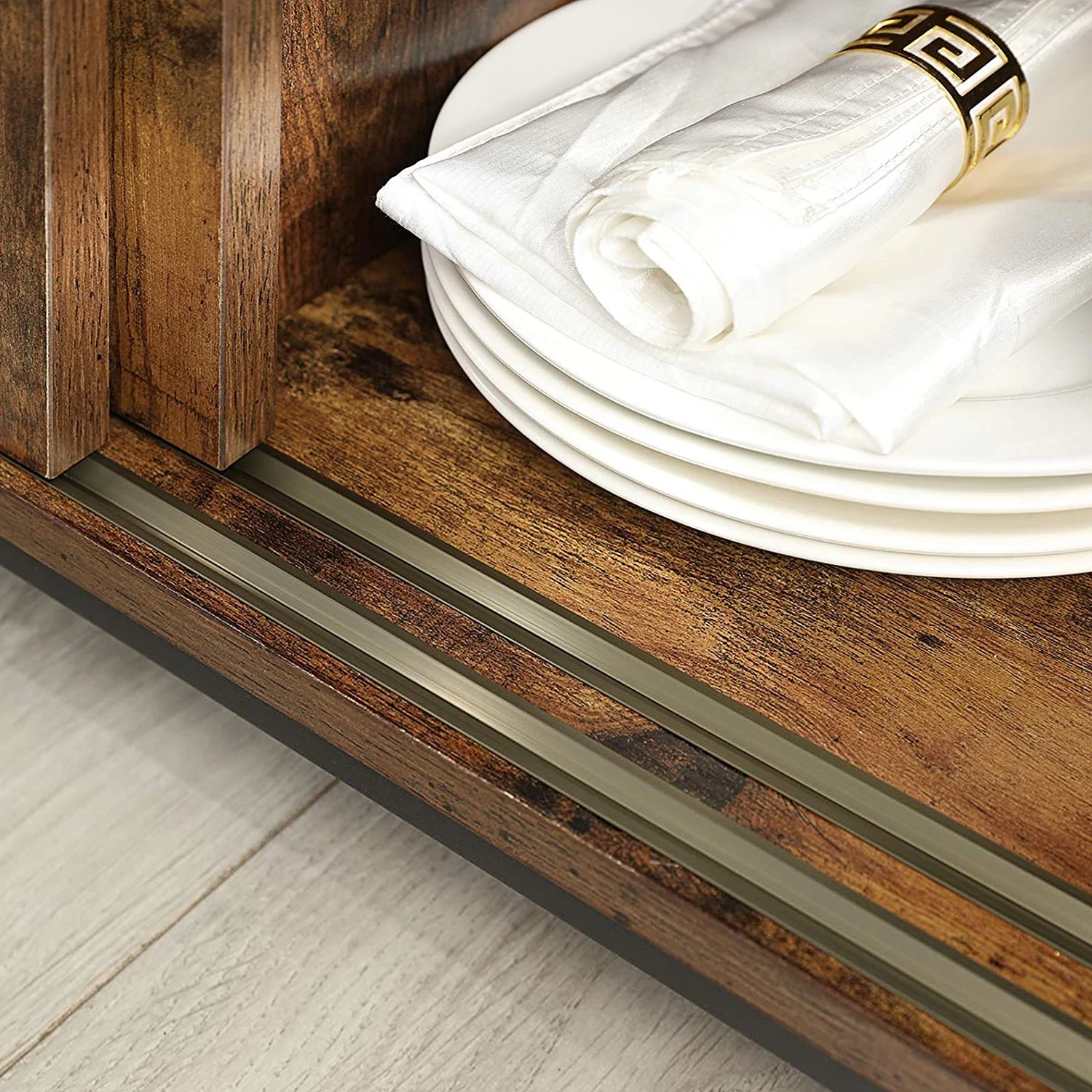 Red Living Kommode Condover VII - Braun / Schwarz 5 Red Living Kommode Condover VII - Braun / Schwarz – Bild 5