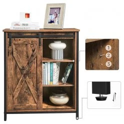 Red Living Kommode Hazlet III - Braun / Schwarz -Wohnzimmermöbel boutique en ligne 1000283948 210810 15023700096 DETAILS P000000001000283948