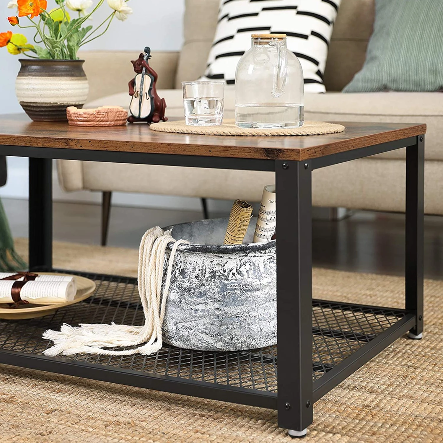 Red Living Couchtisch Covert - Braun 3 Red Living Couchtisch Covert - Braun – Bild 3