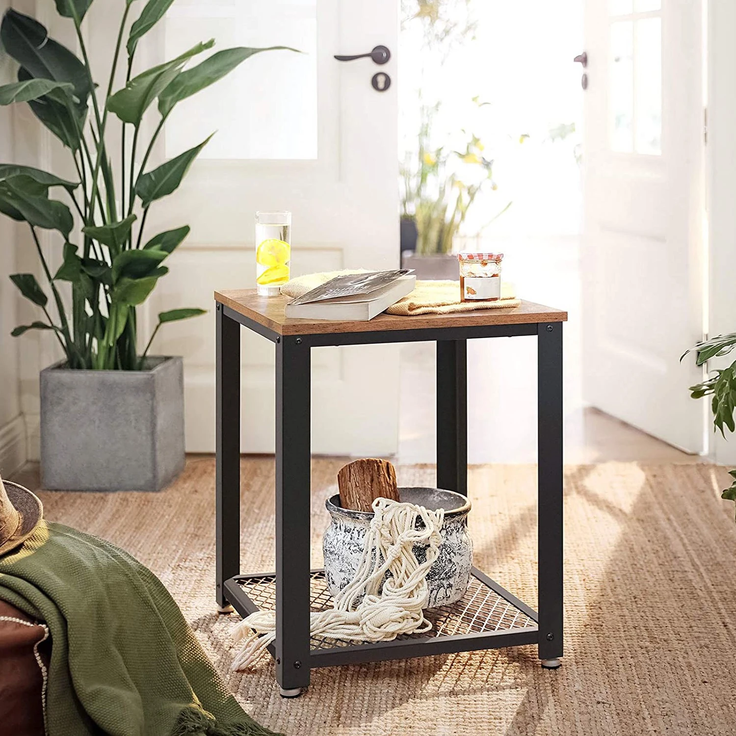 Red Living Beistelltisch Morristown II - Braun / Schwarz 2 Red Living Beistelltisch Morristown II - Braun / Schwarz – Bild 2