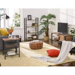 Red Living TV-Lowboard Brillac - Braun / Schwarz -Wohnzimmermöbel boutique en ligne 1000283981 210810 15023900154 MOOD DETAILS P000000001000283981 mood